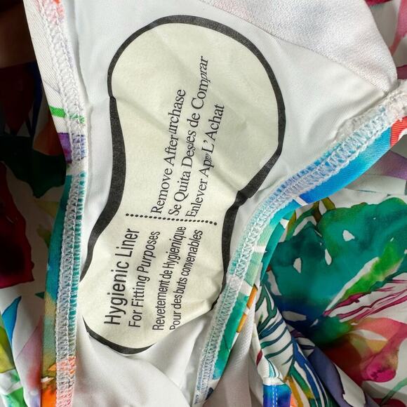 Lauren Ralph Lauren Off The Shoulder Tummy Control One Piece Swimsuit US 14 - Picture 7 of 11